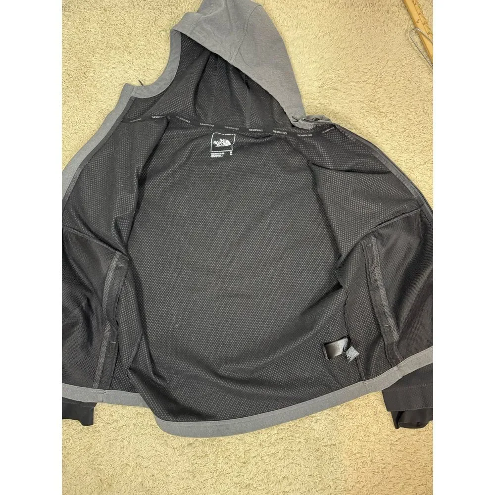 The North Face Men's Tactical Flash Jacket Soft shell Gray And Black Size M Hike